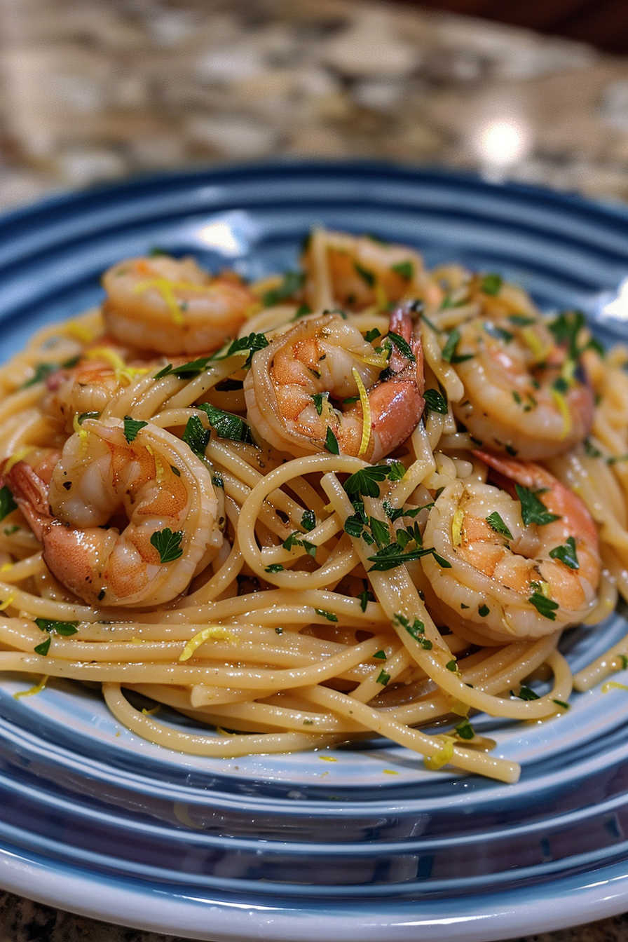 lemon-butter-garlic-shrimp-pasta