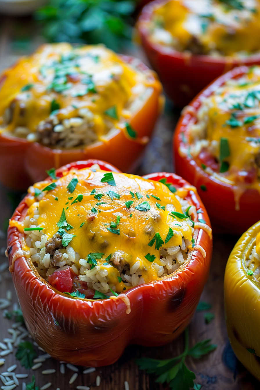 roasted-stuffed-bell-peppers