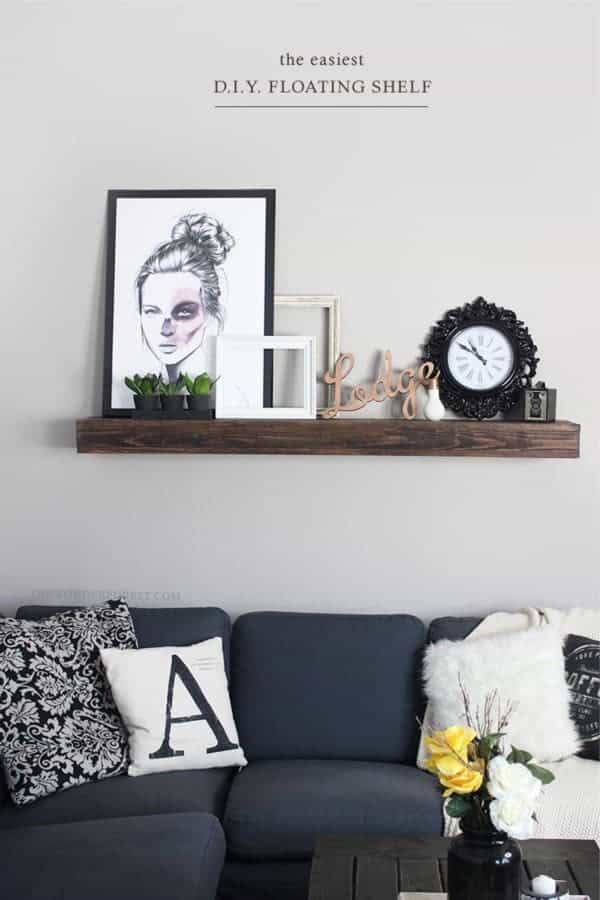 Fast, Easy, and Cheap DIY Floating Shelf