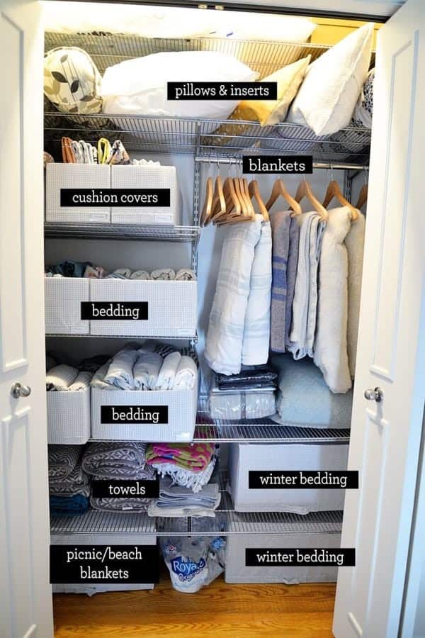 Simple Ways To Declutter Linen Closet