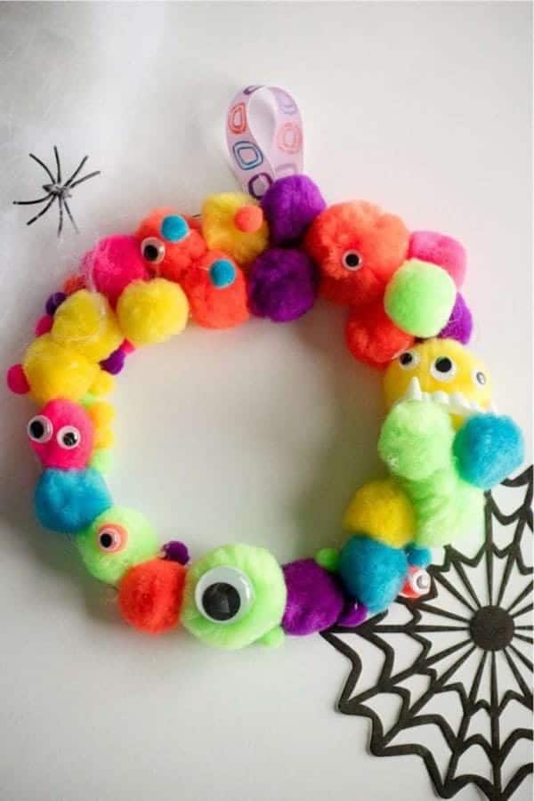 DIY Monster Wreath