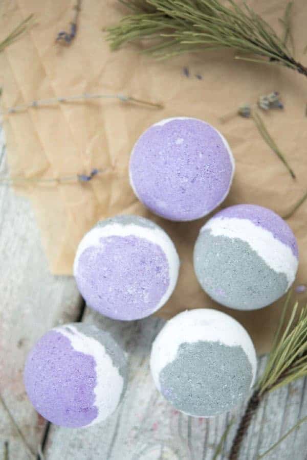 Lavender Spruce Bath Bombs