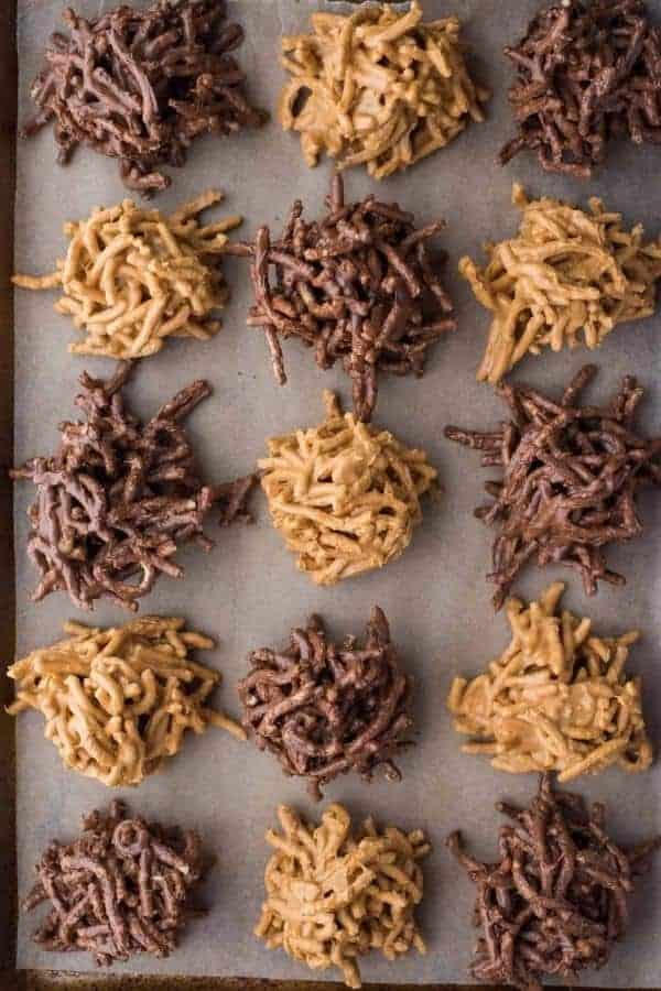 CHRISTMAS HAYSTACK COOKIES