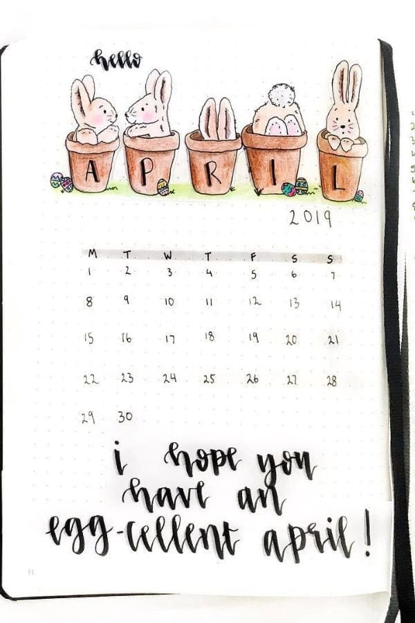 BUNNY CALENDAR