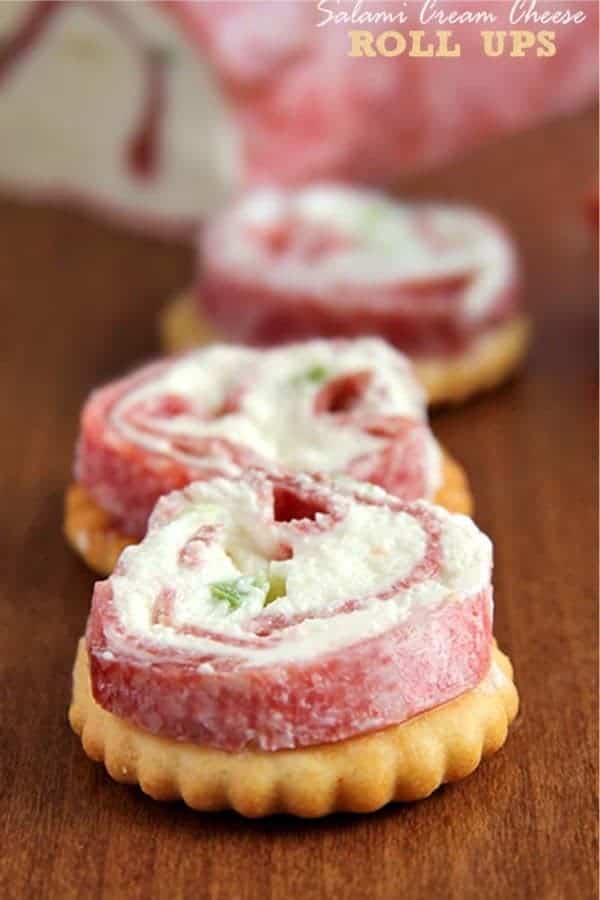 Salami Cream Cheese Roll Ups