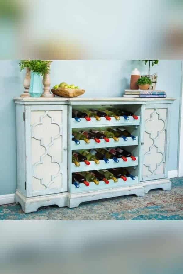 OLD DRESSER WINE RACK