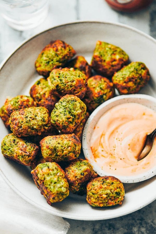 Air Fryer Broccoli Tater Tots