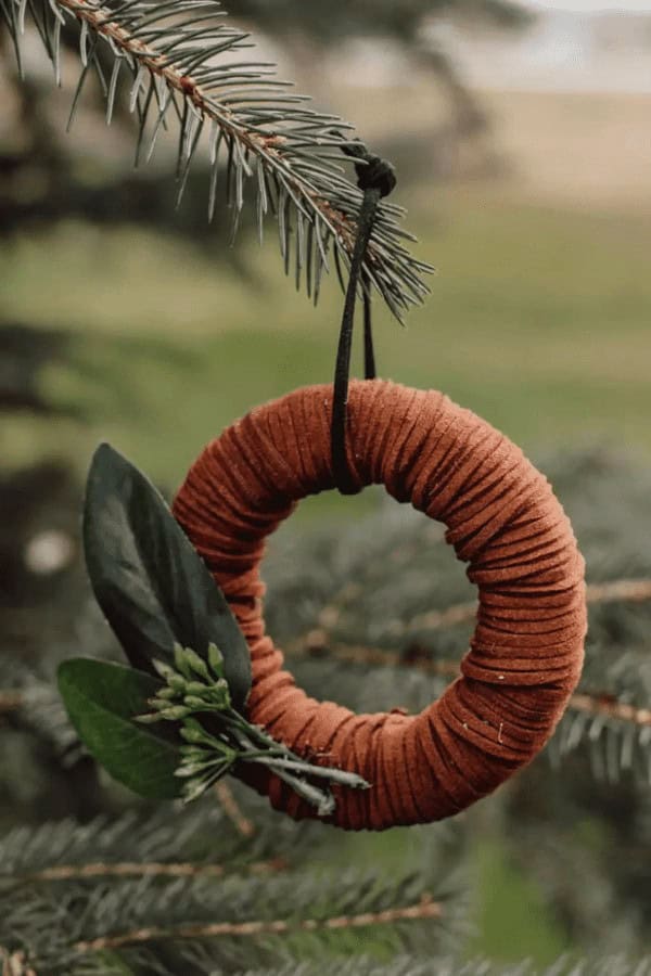 Mini Leather Wreaths