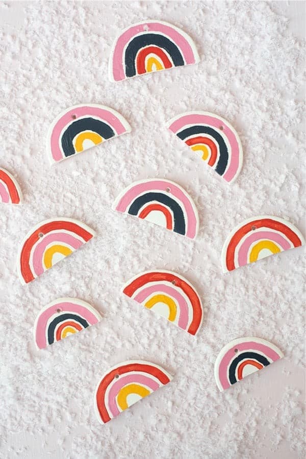 Air Dry Clay Rainbow Craft