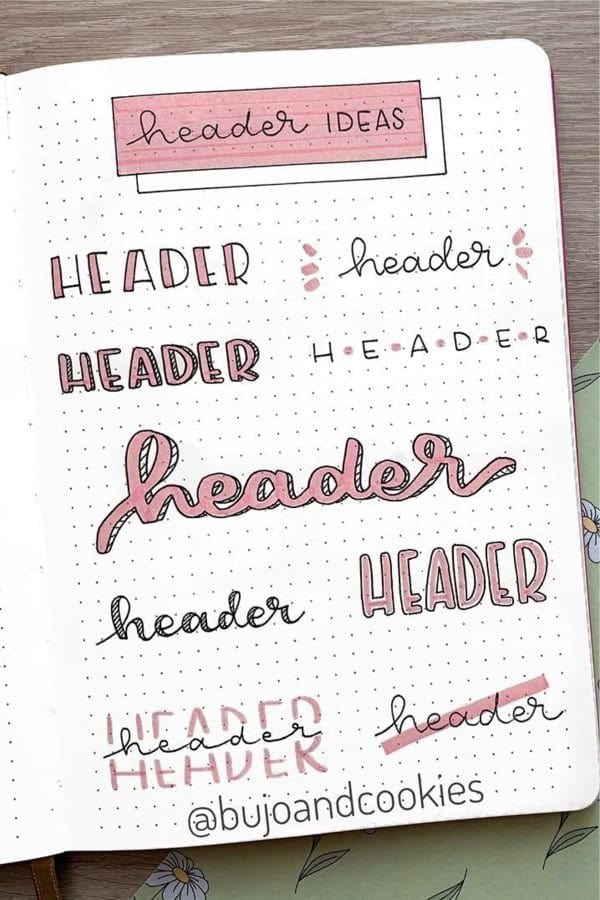 Pink Headers For Spring