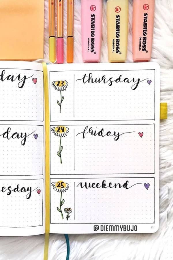 Daisy Weekly Spread