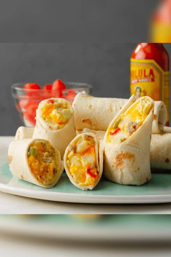 Slow Cooker Breakfast Burritos