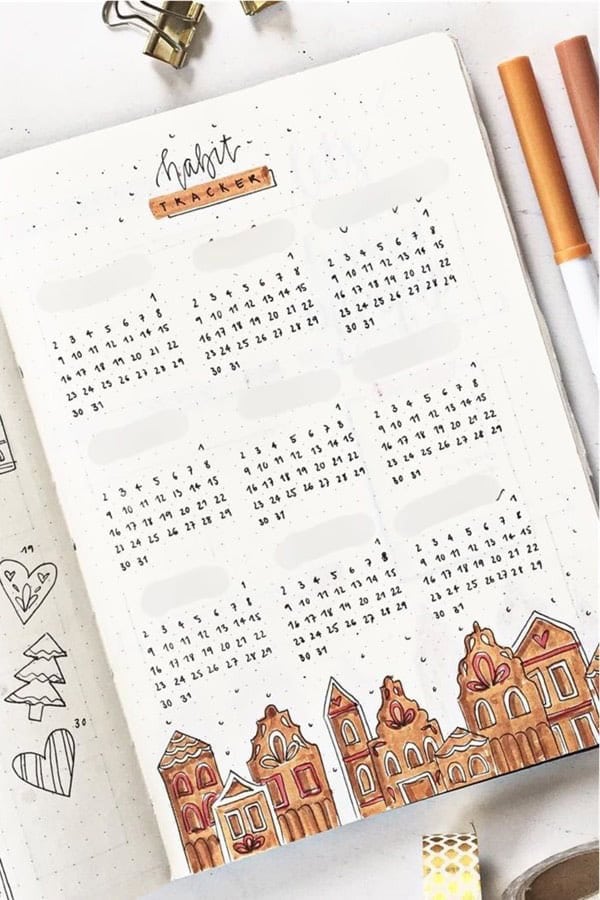 Gingerbread Habit Tracker