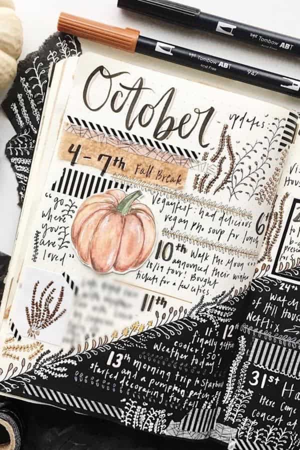 Pumpkin Weekly Spread