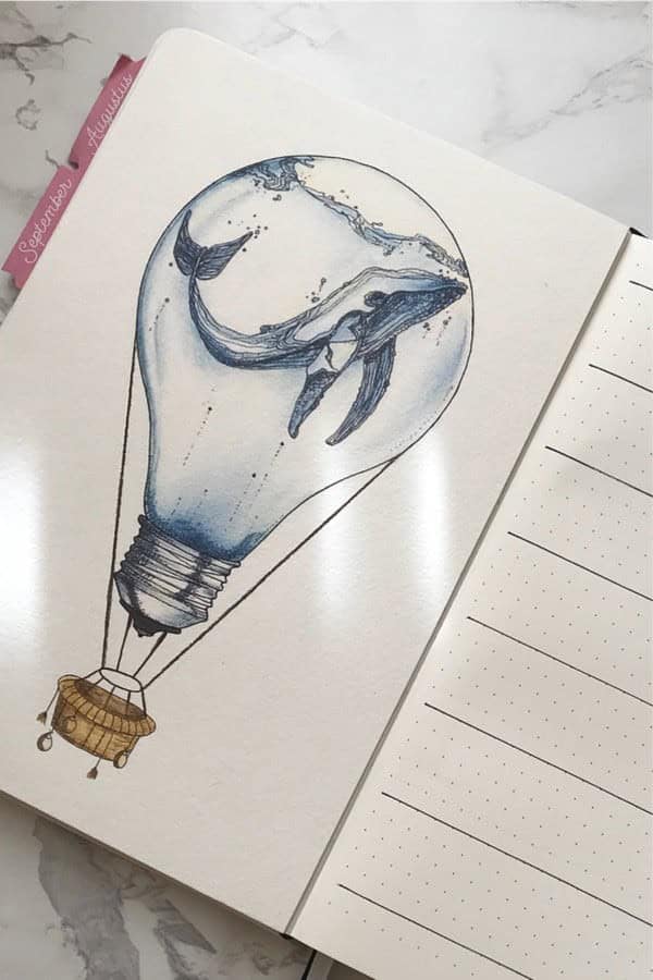 Blue Light Bulb Monthly Cover