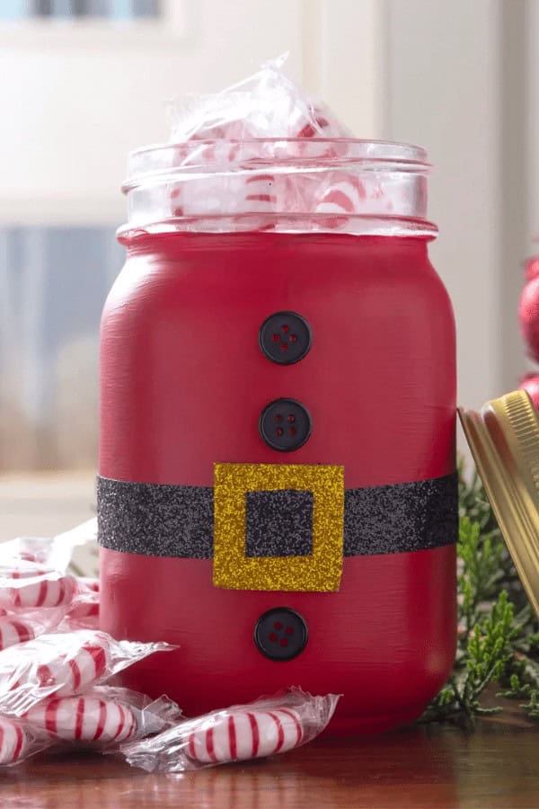 Santa Mason Jar