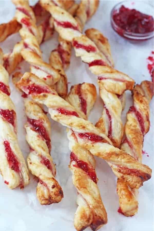 Raspberry Jam Straws