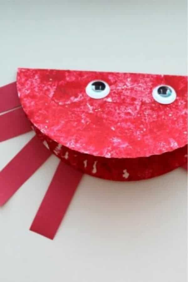 Paper Plate Crab Craft For Kids