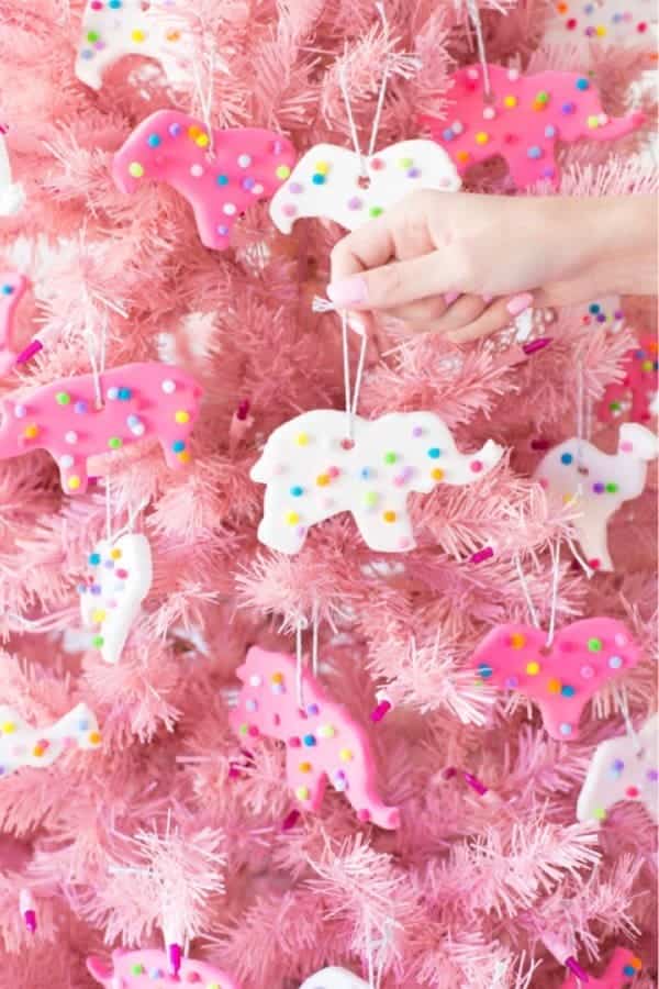 DIY Circus Animal Cookie Ornaments