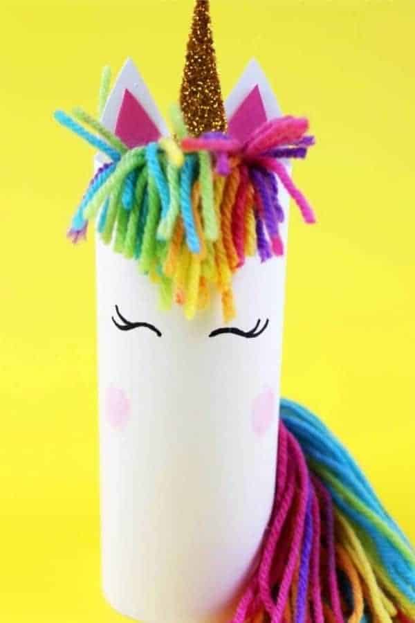 DIY Unicorn Craft Using Toilet Tubes