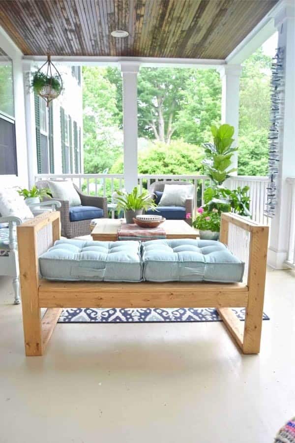 Outdoor Rope Bench