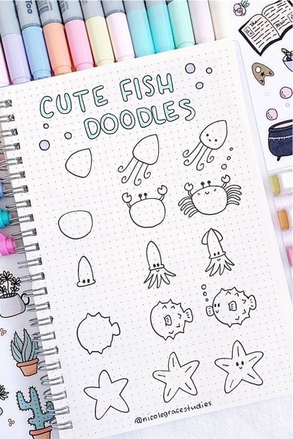 Cute Fish Doodles