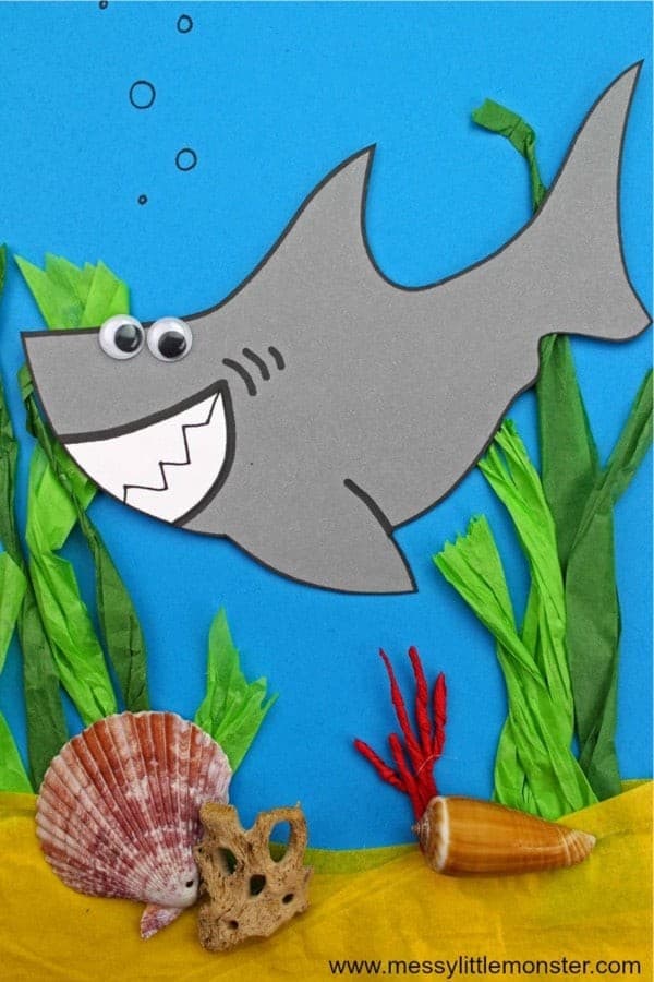 Easy Ocean Shark Craft