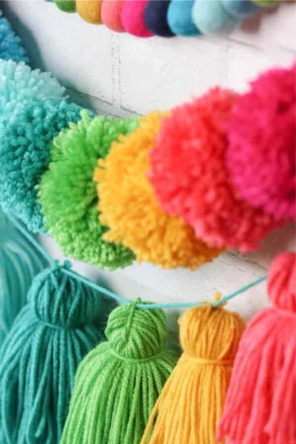 DIY Tiered Tassel Garland