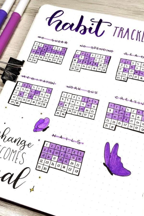 Purple Habit Tracker