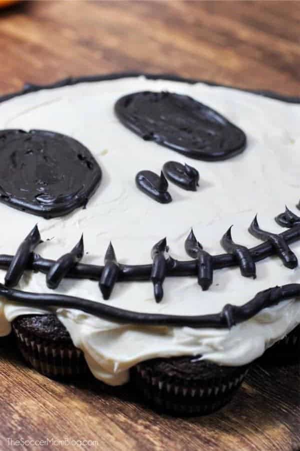 Jack Skellington Pull Apart Cupcakes