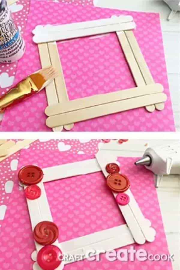 Valentine Popsicle Stick Craft