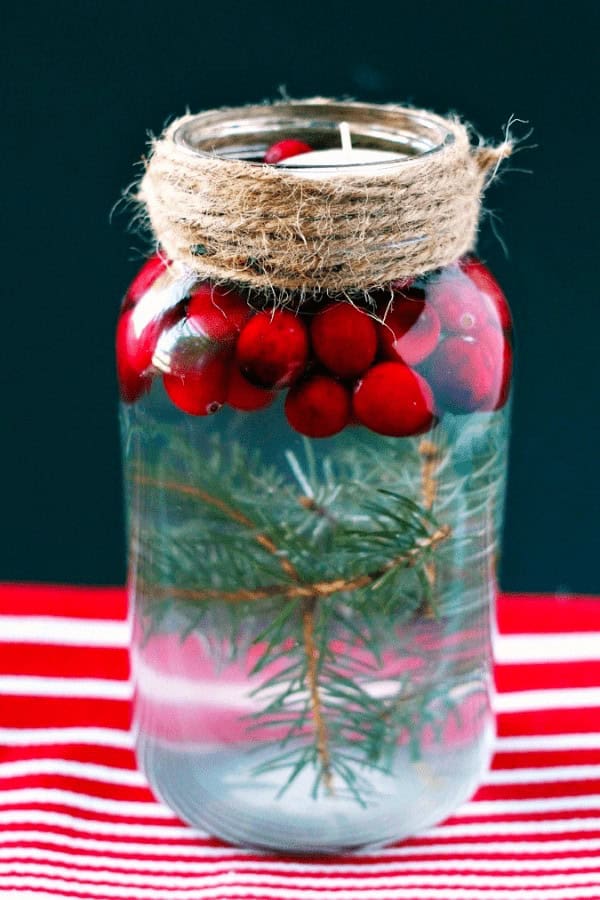 Mason Jar Floating Candle