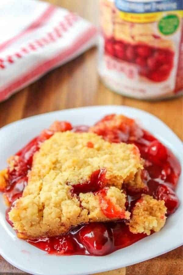 CROCKPOT CHERRY DUMP CAKE