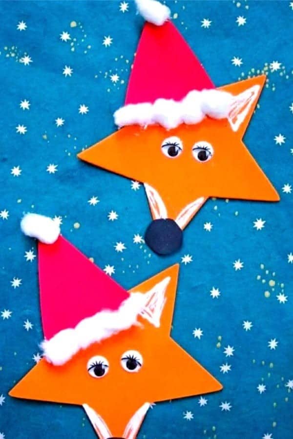 Craft Foam Star Santa Fox