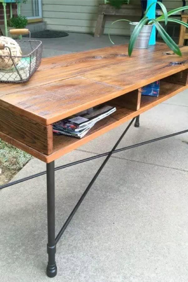 Rustic Industrial Coffee Table