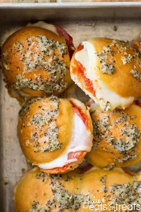 Pepperoni Pizza Sliders