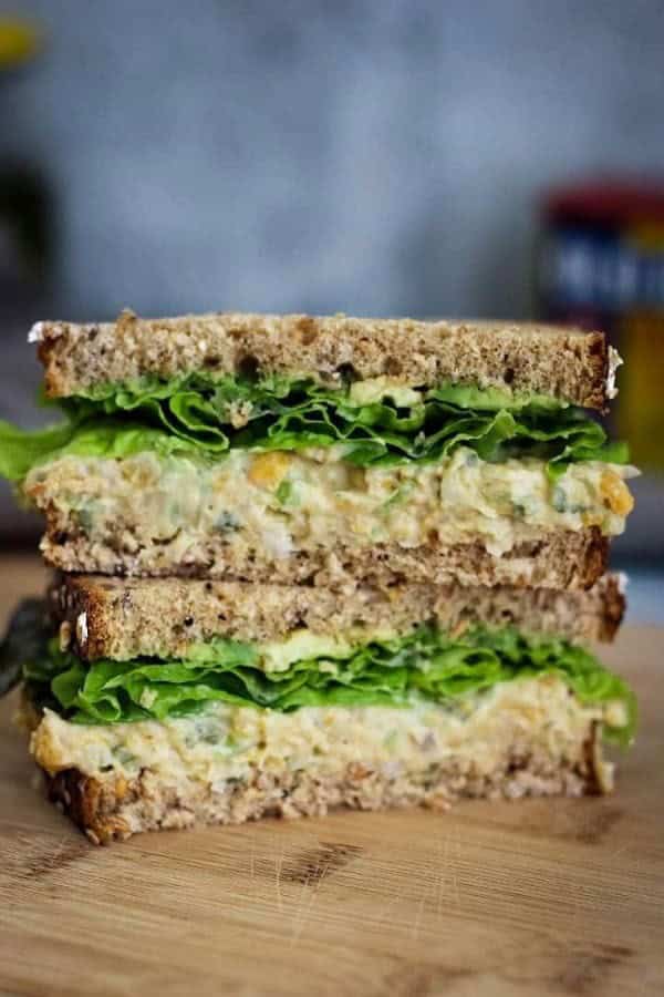 CHICKPEA SALAD SANDWICH