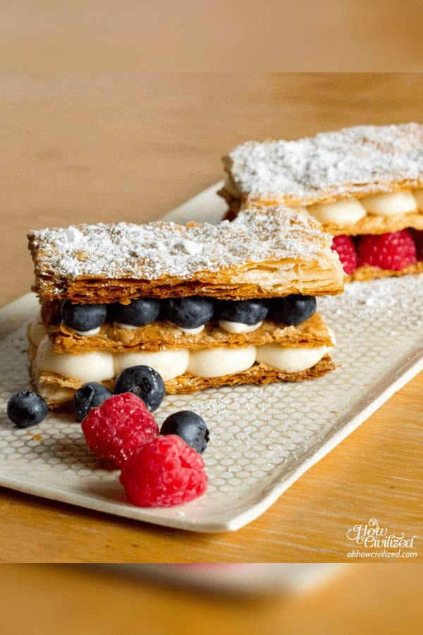 Yuzu & Berry Mille-feuille