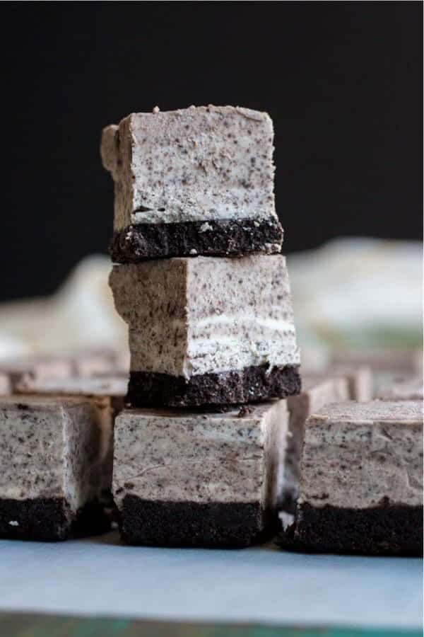 No Bake Cookies and Cream Cheesecake Bites