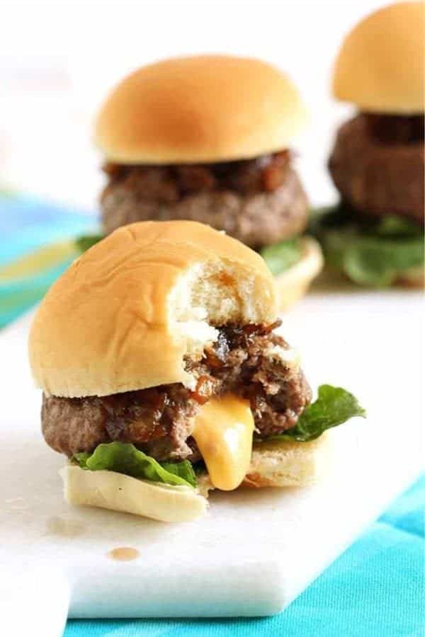 Cheese Stuffed Sliders