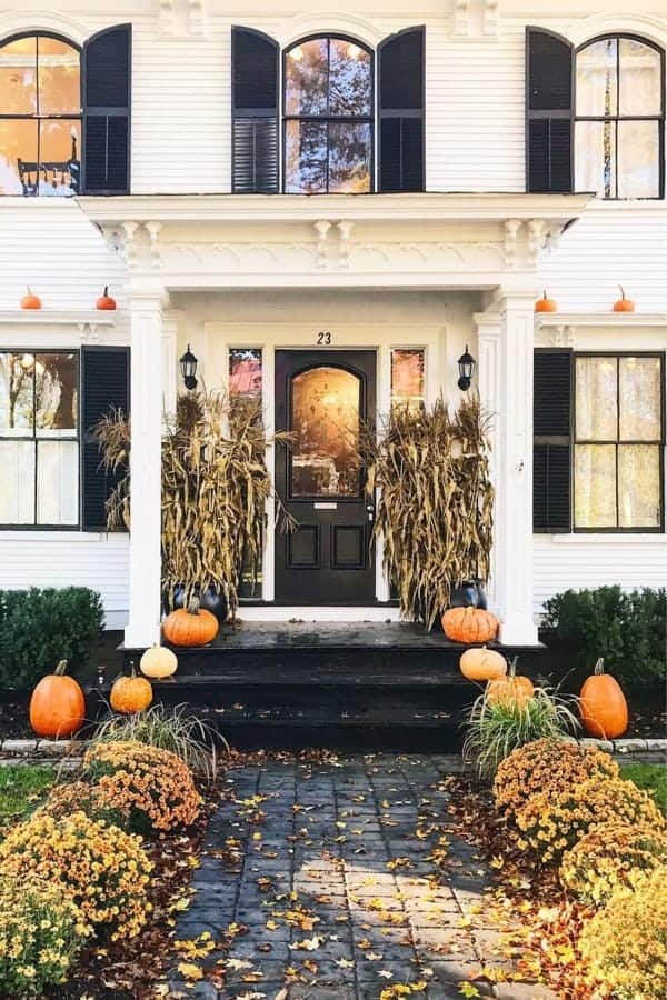 White House Fall Porch