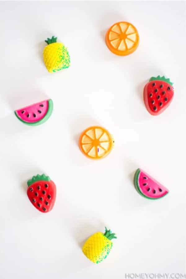 DIY Fruit Magnets