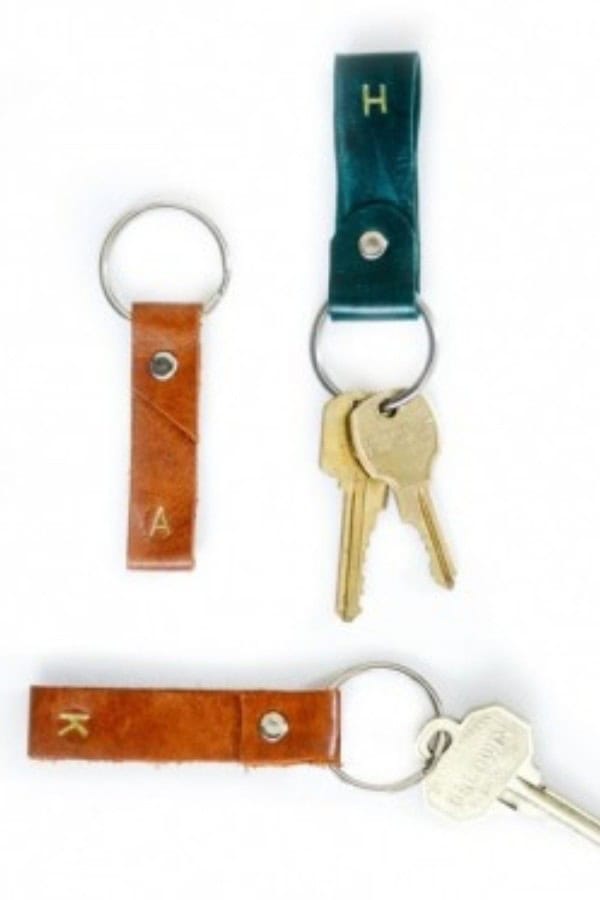 DIY LEATHER KEY RING