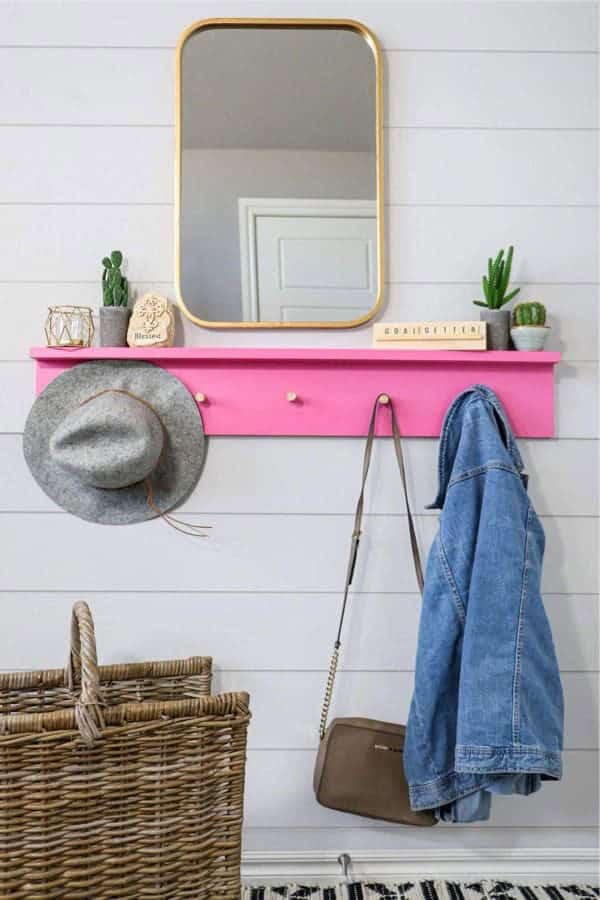 DIY Wall Coat Rack