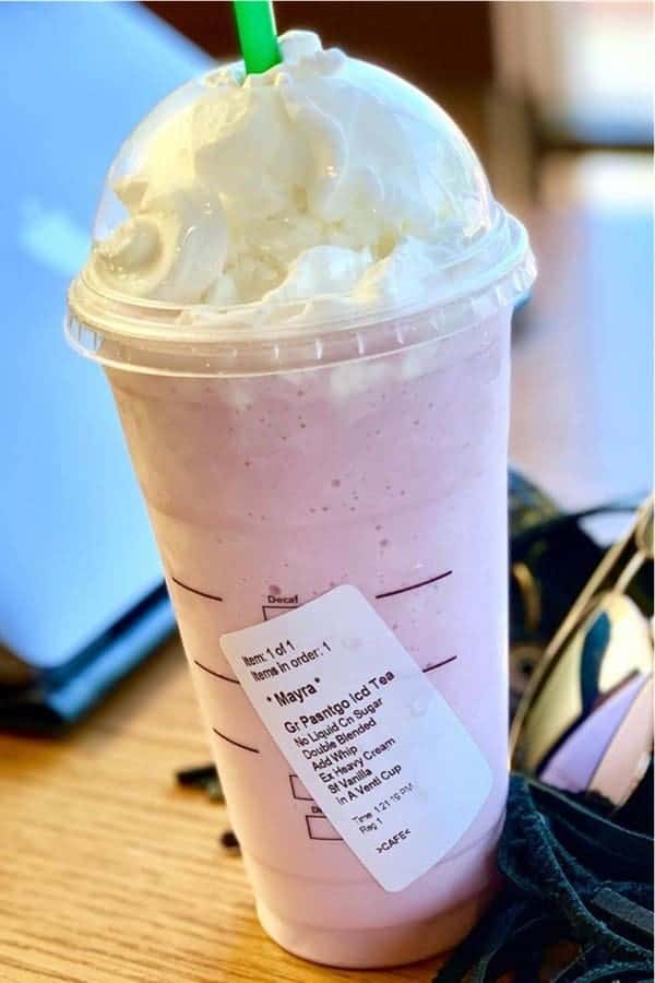 Pink Blended Drink