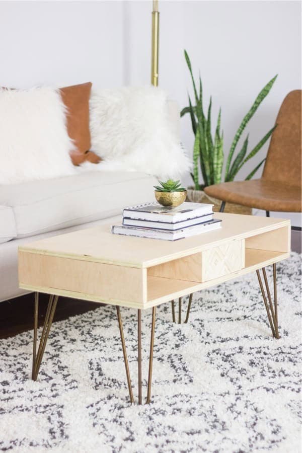 DIY Plywood Coffee Table