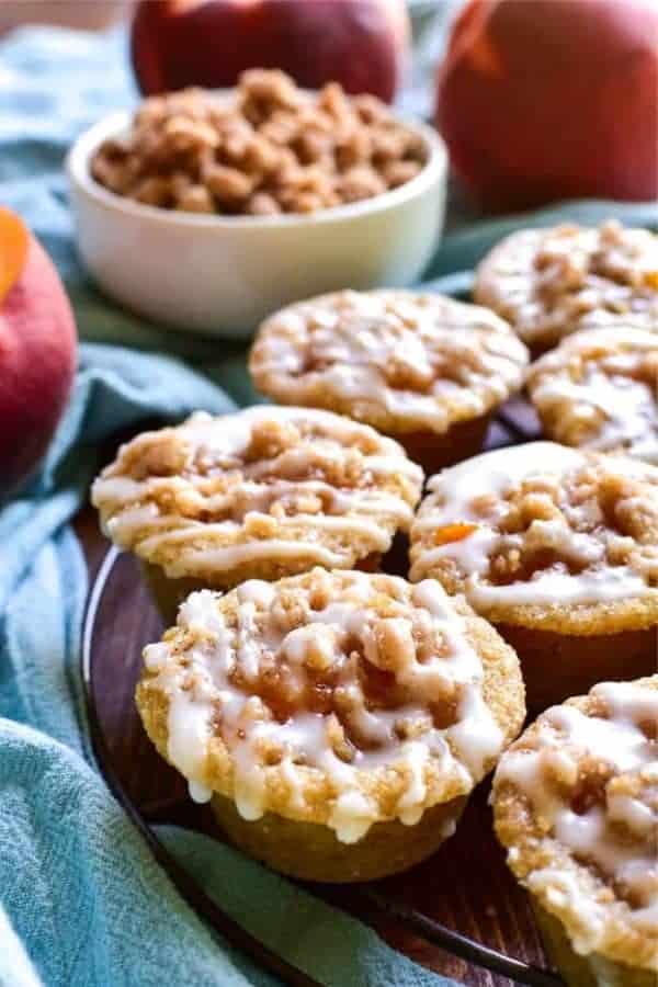 Peach Cobbler Cookie Cups