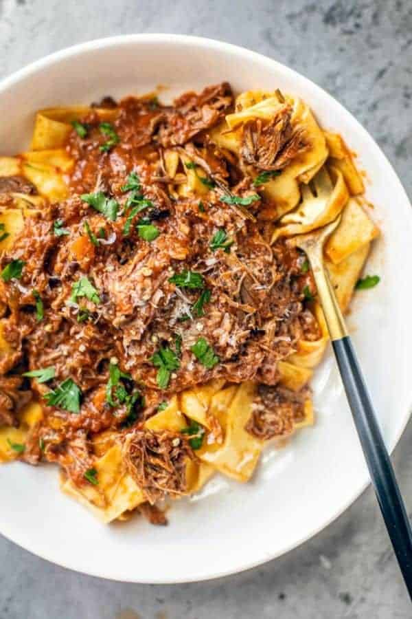 INSTANT POT PORK RAGU