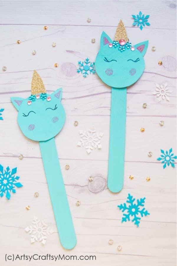 Popsicle Stick Unicorn Craft