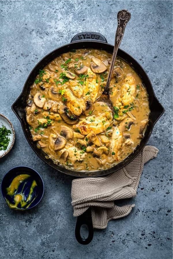 Chicken Stroganoff Dinner Recipe